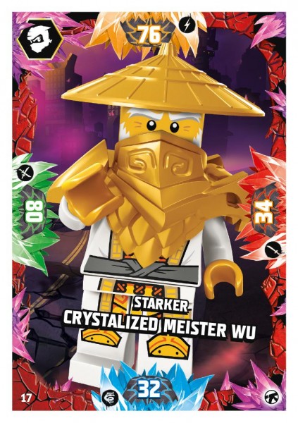 Nummer 017 I Starker Crystalized Meister Wu I LEGO Ninjago TCG 8 Next Level