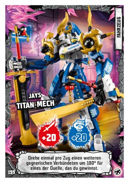 Nummer 199 I Jays Titan-Mech I LEGO Ninjago TCG 8 Next Level