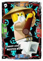 Nummer 079 I Starker Legacy Meister Wu I LEGO Ninjago TCG 9 Next Level Nummer 079 I Starker Legacy Meister Wu I LEGO Ninjago TCG 9 Next Level