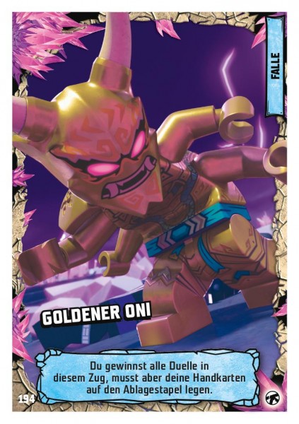 Nummer 194 I Goldener Oni I LEGO Ninjago TCG 8 Next Level