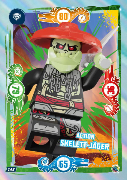 Nummer 143 I Action Skelett-Jäger I LEGO Ninjago TCG 9