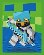 Nummer 0079 I LEGO® Minecraft Sticker