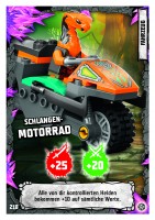 Nummer 218 I Schlangen-Motorrad Nummer 218 I Schlangen-Motorrad