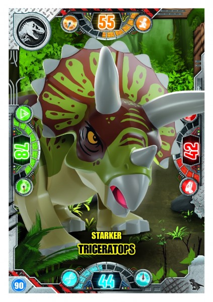 Nummer 90P I Starker Triceratops Twin-Karte