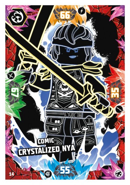 Nummer 014 I Comic Crystalized Nya I LEGO Ninjago TCG 8 Next Level