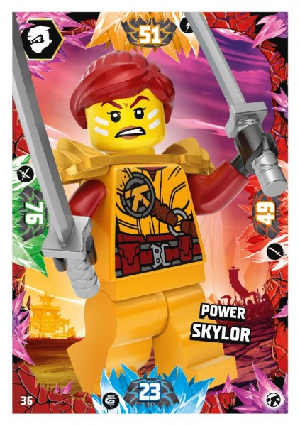 Nummer 036 I Power Skylor I LEGO Ninjago TCG 8 Next Level
