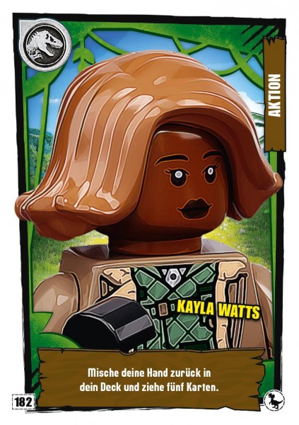 Nummer 182 I Kayla Watts I LEGO Jurassic World TCG 3