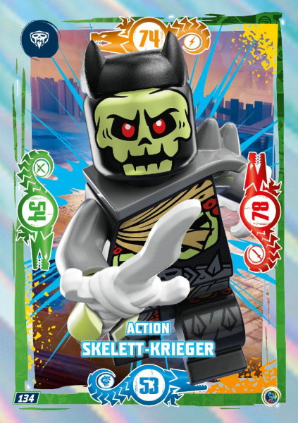 Nummer 134 I Action Skelett-Krieger I LEGO Ninjago TCG 9
