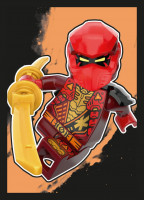 Sticker Nummer 198 I LEGO Ninjago Dragons Rising Stickerserie Sticker Nummer 198 I LEGO Ninjago Dragons Rising Stickerserie