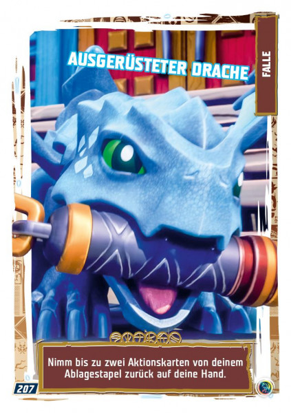 Nummer 207 I Ausgerüsteter Drache I LEGO Ninjago TCG 9