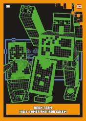 Nummer 090 I Neon Team Wolf Tamer and Iron Golem