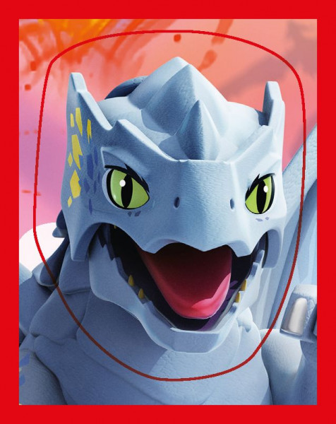 Sticker Nummer 001 I LEGO Ninjago Dragons Rising Stickerserie