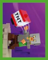 Nummer 185 I LEGO® Minecraft Sticker