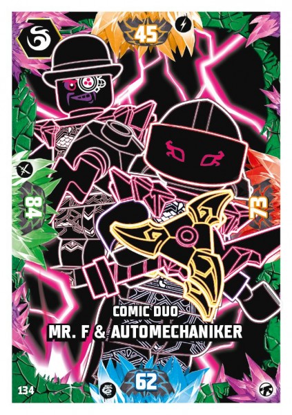 Nummer 134 I Comic Duo Mr. F & Automechaniker I LEGO Ninjago TCG 8 Next Level