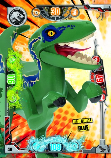 Nummer 040 I Dino Duell Blue
