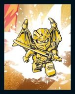 Sticker Nummer 022 I LEGO Ninjago Crystalized Stickerserie