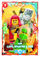 Nummer 075 I Team Llyod, Wyldfyre & Zane I LEGO Ninjago TCG 10 Nummer 075 I Team Llyod, Wyldfyre & Zane I LEGO Ninjago TCG 10