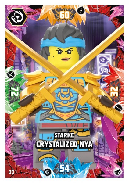 Nummer 033 I Starke Crystalized Nya I LEGO Ninjago TCG 8 Next Level