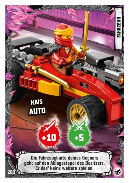 Nummer 203 I Kais Auto I LEGO Ninjago TCG 8 Next Level