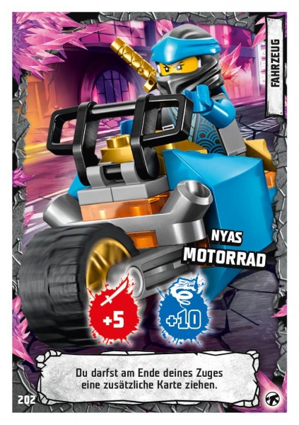 Nummer 202 I Nyas Motorrad I LEGO Ninjago TCG 8 Next Level