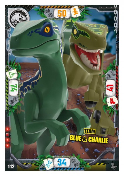 Nummer 112 I Team Blue & Charlie I LEGO Jurassic World TCG 3