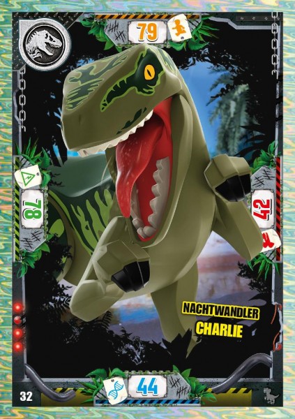 Nummer 032 I Nachtwandler Charlie I LEGO Jurassic World TCG 3