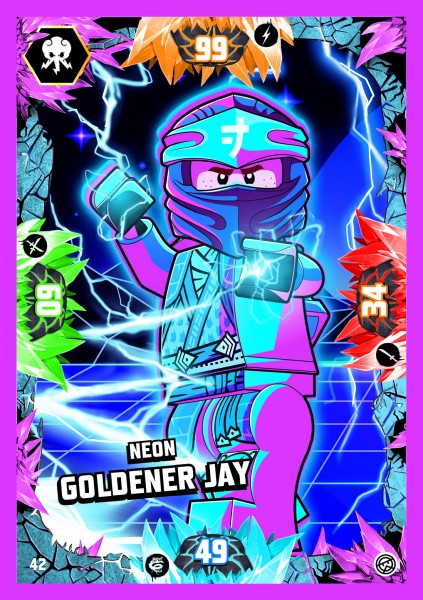 Nummer 042 I Neon Goldener Jay