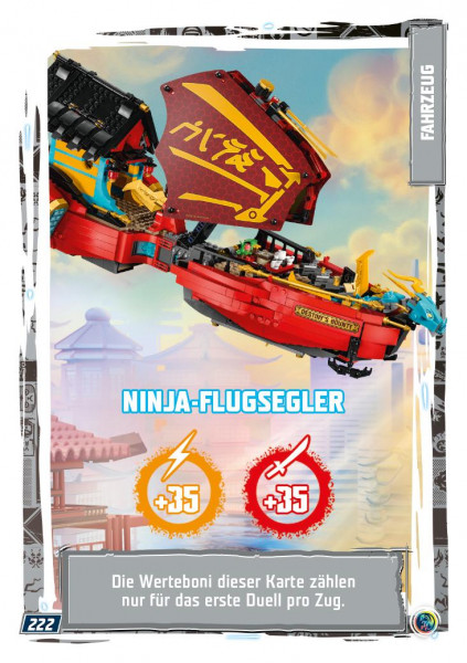 Nummer 222 I Ninja-Flugsegler I LEGO Ninjago TCG 9