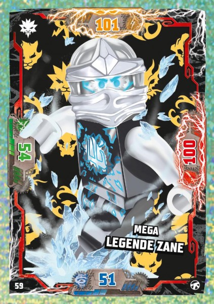 Nummer 059 I Mega Legende Zane I LEGO Ninjago TCG 8 Next Level