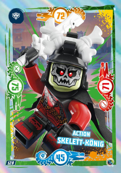 Nummer 128 I Action Skelett-König I LEGO Ninjago TCG 9