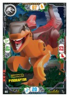 Nummer 044 I Lauernder Pyroraptor I LEGO Jurassic World TCG 3 Nummer 044 I Lauernder Pyroraptor I LEGO Jurassic World TCG 3