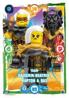 Nummer 153 I Team Kaiserin Beatrix, Rapton & Ras I LEGO Ninjago TCG 9 Nummer 153 I Team Kaiserin Beatrix, Rapton & Ras I LEGO Ninjago TCG 9
