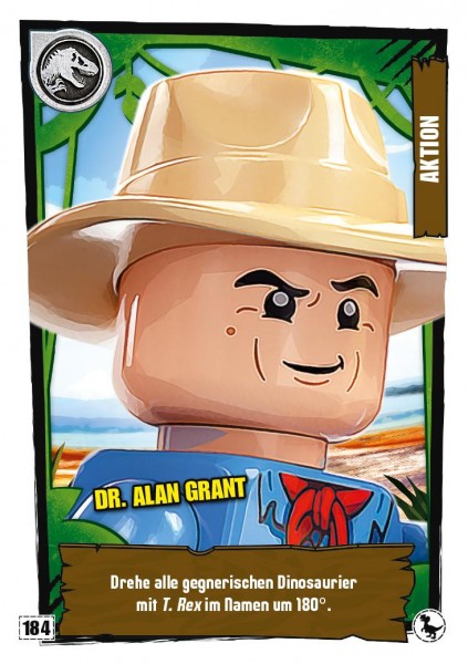 Nummer 184 I Dr. Alan Grant I LEGO Jurassic World TCG 3