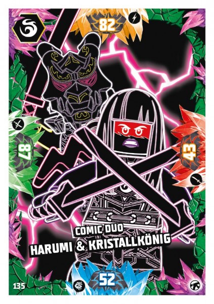 Nummer 135 I Comic Duo Harumi & Kristallknig I LEGO Ninjago TCG 8 Next Level