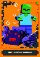 Nummer 144 I Neon Team Spinne und Zombie I LEGO Minecraft TCC 1 Nummer 144 I Neon Team Spinne und Zombie I LEGO Minecraft TCC 1