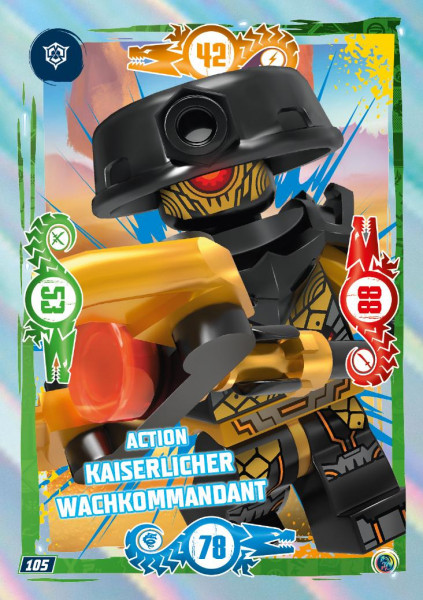 Nummer 105 I Action Kaiserlicher Wachkommandant I LEGO Ninjago TCG 9