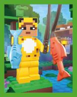 Nummer 009 I LEGO® Minecraft Sticker