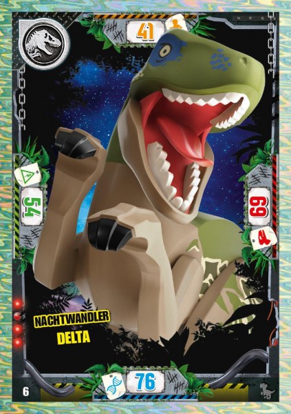 Nummer 006 I Nachtwandler Delta I LEGO Jurassic World TCG 3