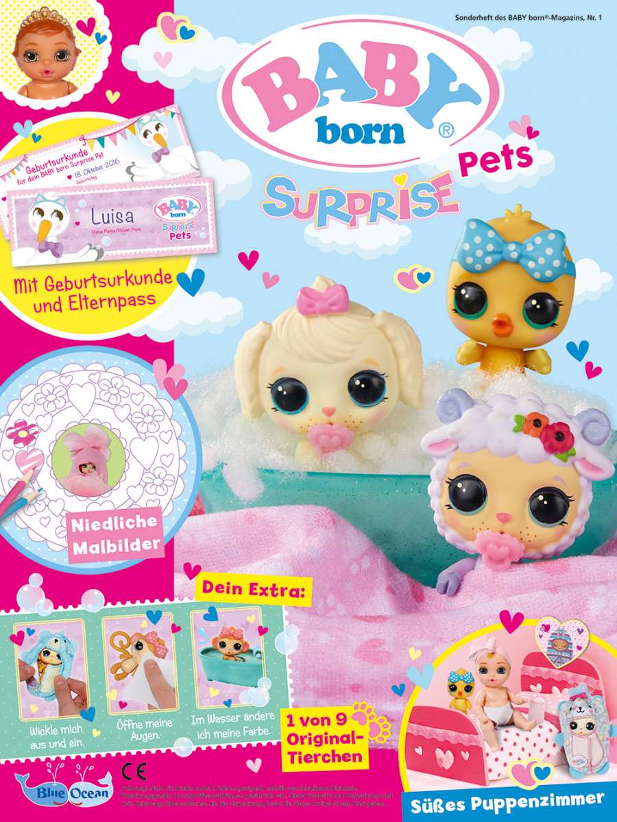BABY born® Surprise Pets 01/2021 | Blue Ocean Entertainment AG