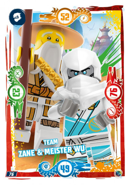 Nummer 076 I Team Zane & Meister Wu I LEGO Ninjago TCG 9