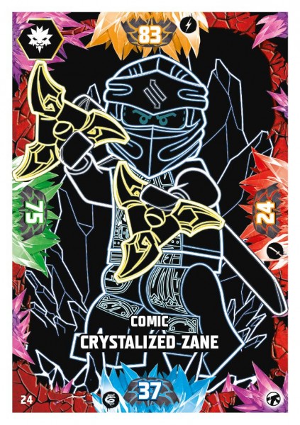 Nummer 024 I Comic Crystalized Zane I LEGO Ninjago TCG 8 Next Level
