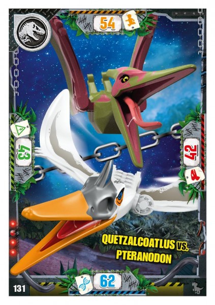 Nummer 131 I Quetzalcoatlus vs. Pteranodon I LEGO Jurassic World TCG 3