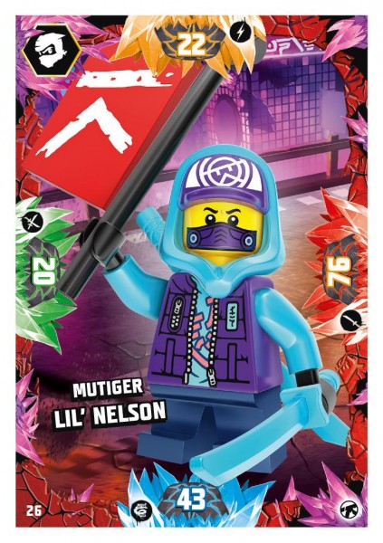 Nummer 026 I Mutiger Lil? Nelson I LEGO Ninjago TCG 8 Next Level