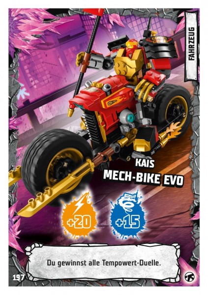Nummer 197 I Kais Mech-Bike EVO I LEGO Ninjago TCG 8 Next Level