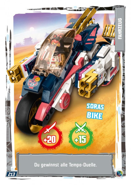 Nummer 213 I Soras Bike I LEGO Ninjago TCG 9