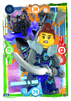Nummer 129 I Duo Ras & Jordana I LEGO Ninjago TCG 9 Next Level Nummer 129 I Duo Ras & Jordana I LEGO Ninjago TCG 9 Next Level