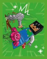 Nummer 0061 I LEGO® Minecraft Sticker