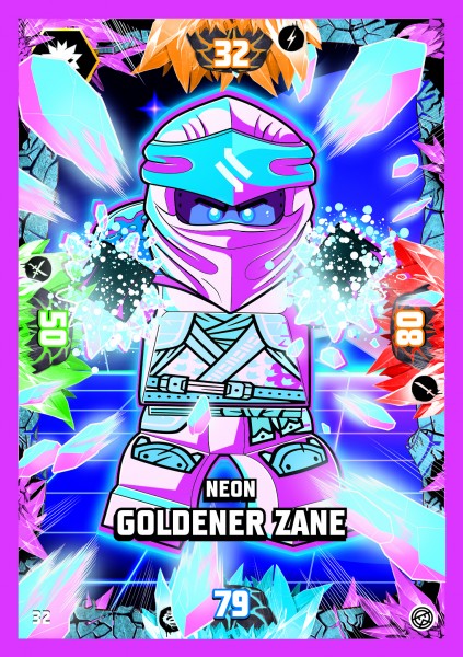 Nummer 032 I Neon Goldener Zane