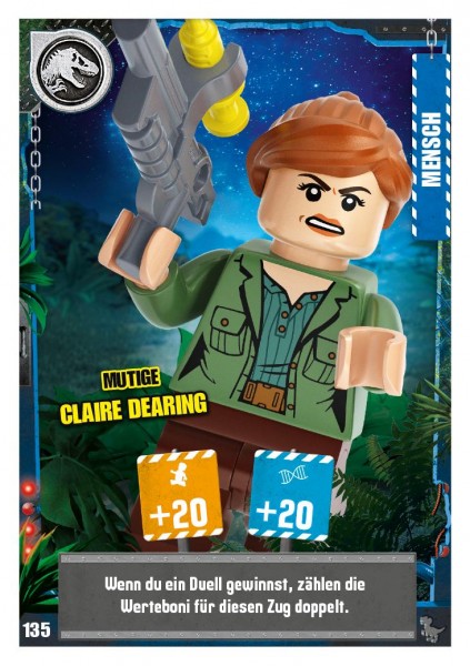 Nummer 135 I Mutige Claire Dearing I LEGO Jurassic World TCG 3