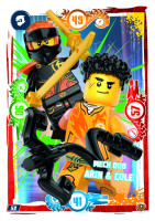 Nummer 058 I Mech Duo Arin & Cole I LEGO Ninjago TCG 9 Next Level Nummer 058 I Mech Duo Arin & Cole I LEGO Ninjago TCG 9 Next Level